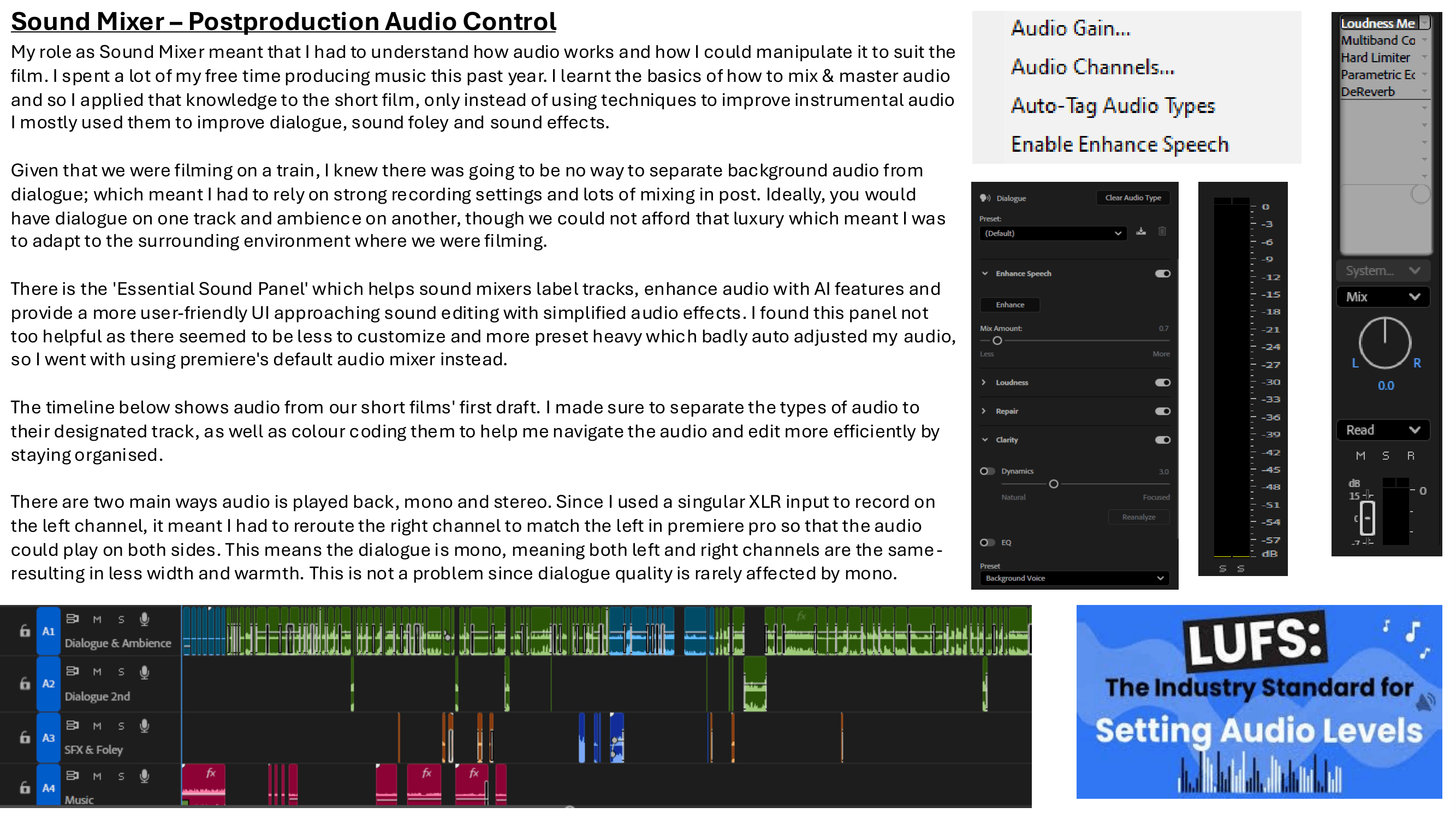 Audio engineering breakdown, part 1, for Change Here For;